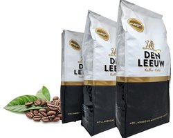 Den Leeuw koffiebonen Blond - horeca kwaliteit - 3x 1 kg
