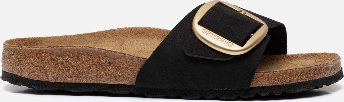 Birkenstock Madrid Big Buckle Sandalen Dames Zwart