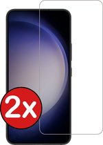 Protecteur d'écran en Glas trempé Samsung S23 Plus avec encoche dense - Protecteur d'écran en Glas Tempered Glass Samsung Galaxy S23 Plus - 2 PACK