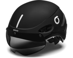 Briko Fietshelm E-One Visor Fietshelm ZWART - Maat Size L