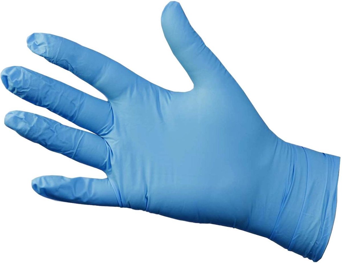 Goedkoopste Romed Nitril handschoenen 100 stuks M Romed - Blauw - Nitril - Poedervrij en latexvrij