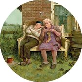 Art Circle Marius van Dokkum -Liefde vergaat niet. Dibond 30 cm