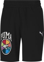 PUMA Post Up 1 Korte Broek - Heren - Puma Black - L