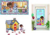 Doc McStuffins - Speelgoed dokter - Feestpakket - Kinderfeest - Verjaardag - Tafelversiering - Themafeest - Tafeldecoratie set - Muurbanner - Deurbanner.