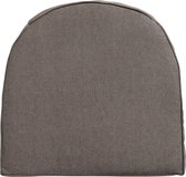 Coussin d'assise Madison York 48 X 48 Cm Polyester / coton Taupe