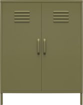 Armoire avec 1 porte en vert olive