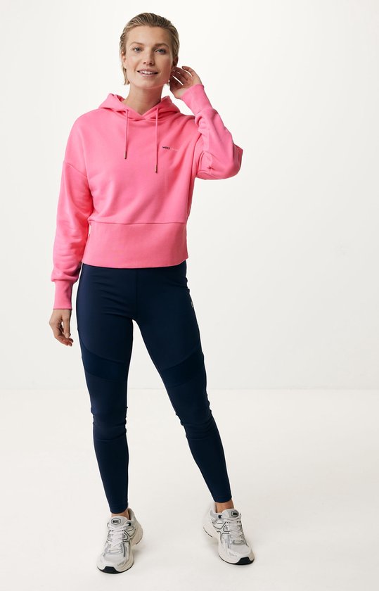Hooded Sweater With XX Detail Dames - Neon Roze - Maat XXL