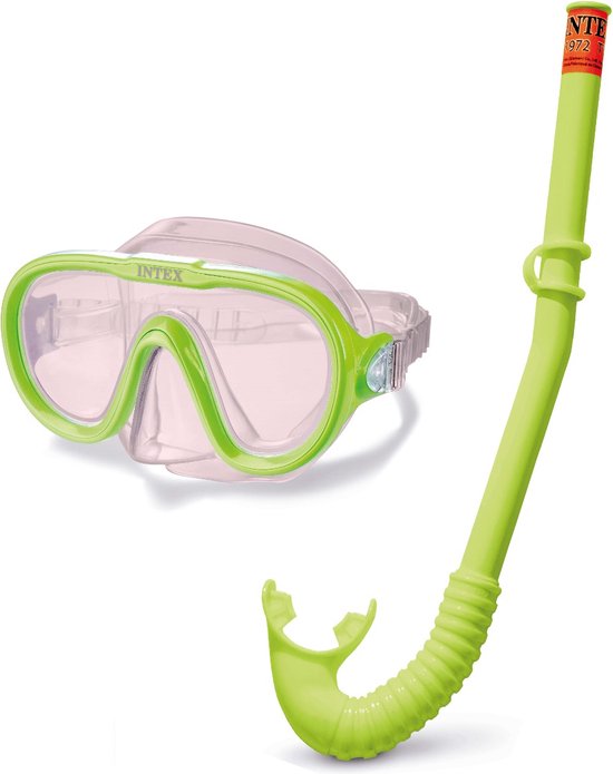Intex Duikbril met Snorkel - Adventurer Set - Geel - Intex