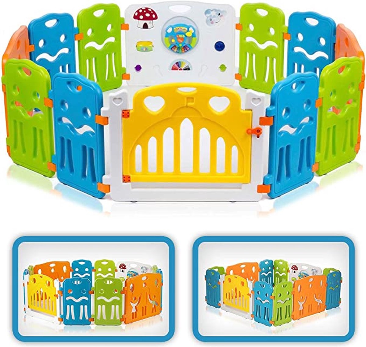 Goedkoopste baby grondbox -Babybox, speelplaats, groot activiteitencentrum met antislip