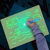 GLOW in the Dark Task Board - Groot Format - 42cm - Ecran Couleur - Enfants - Extra Supplémentaire - Jouets Filles & Garçons - Tablette Graphique - Tablette Ecriture - Jouets