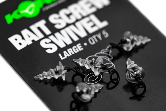 Korda Bait Screw Swivel Large - Wartels van Korda — afbeelding 5