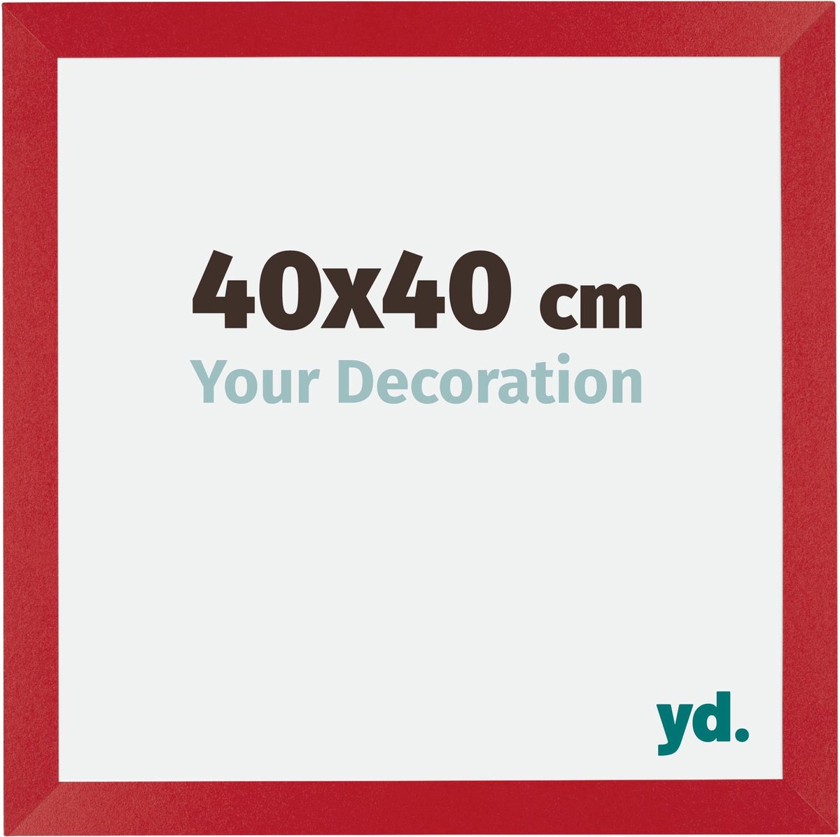 yd. Your Decoration - Fotolijst 40x40 cm - MDF - Rood - Mura