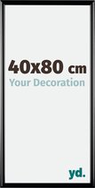 Cadre Photo Bordeaux Your Decoration - 40x80cm - Zwart Brillant