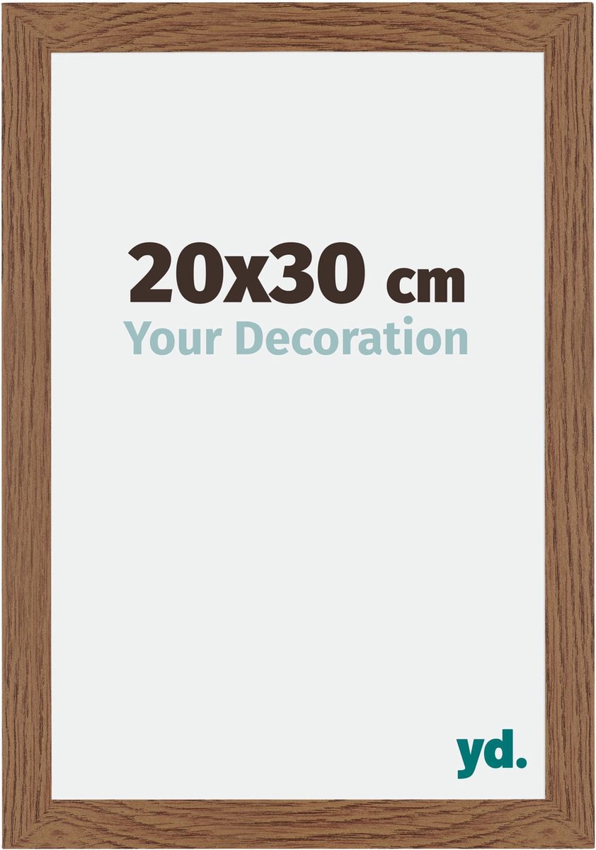 Your Decoration - Fotolijst 20x30 cm - MDF - Eiken Rustiek - Mura