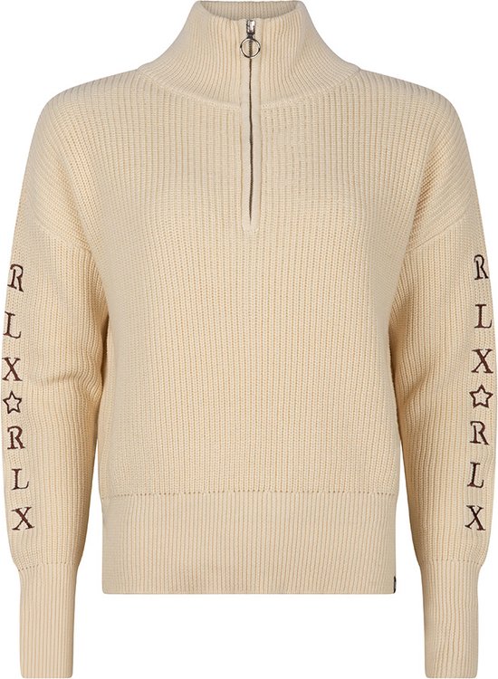 Rellix Knitted Zipper Rlx Truien & Vesten Meisjes - Sweater - Hoodie - Vest- Gebroken wit - Maat 152