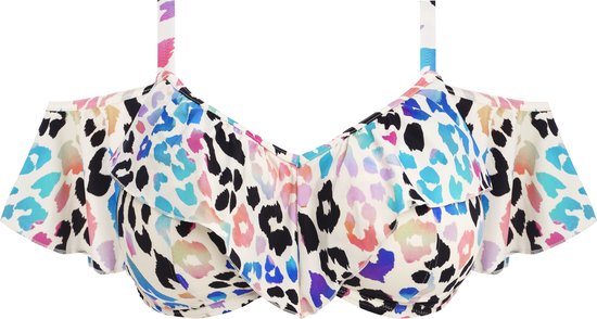 Funkita Swim Crop Eco Bikini Top Dames - Tickle Pink