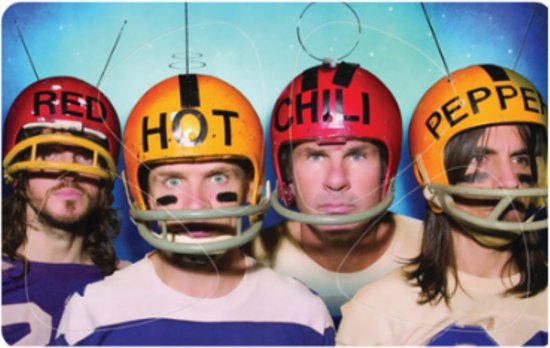 Red Hot Chili Peppers - Pickcard avec 4 pics