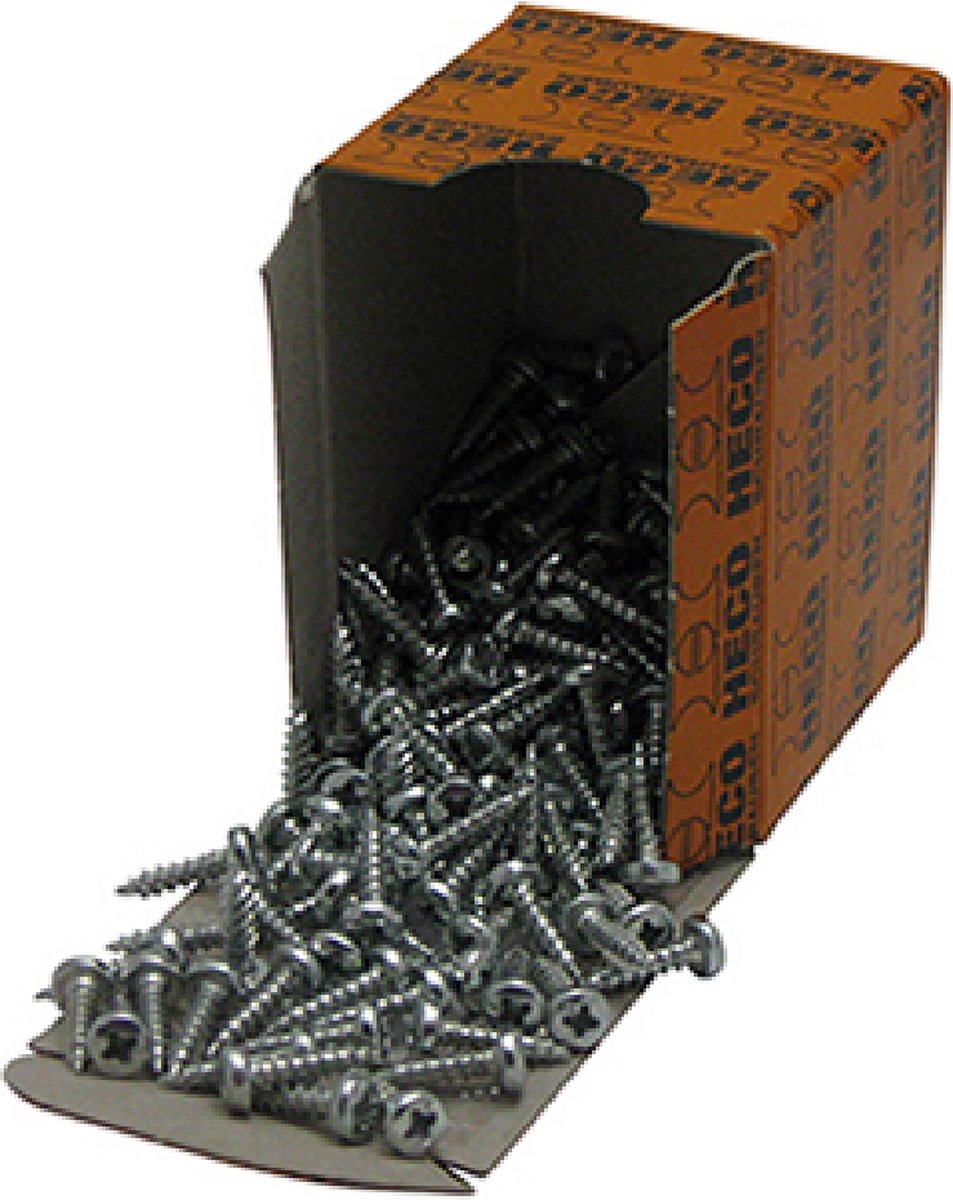 HECO Spaanplaatschroef Topix+ Ck PZ2 Verzinkt 4.5x20mm - 200 stuks