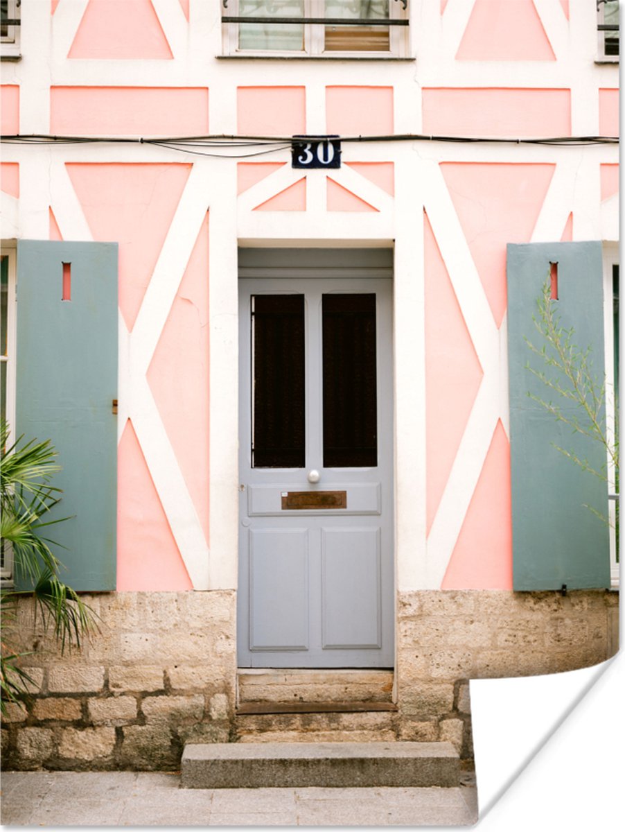 Roze - Deur - Architectuur - Huis
