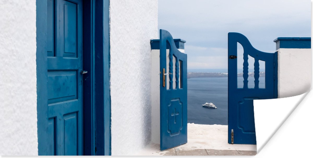 Deur - Blauw - Wit - Architectuur