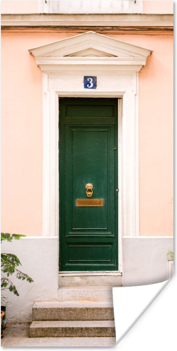 Parijs - Groen - Deur - Pastel - Architectuur