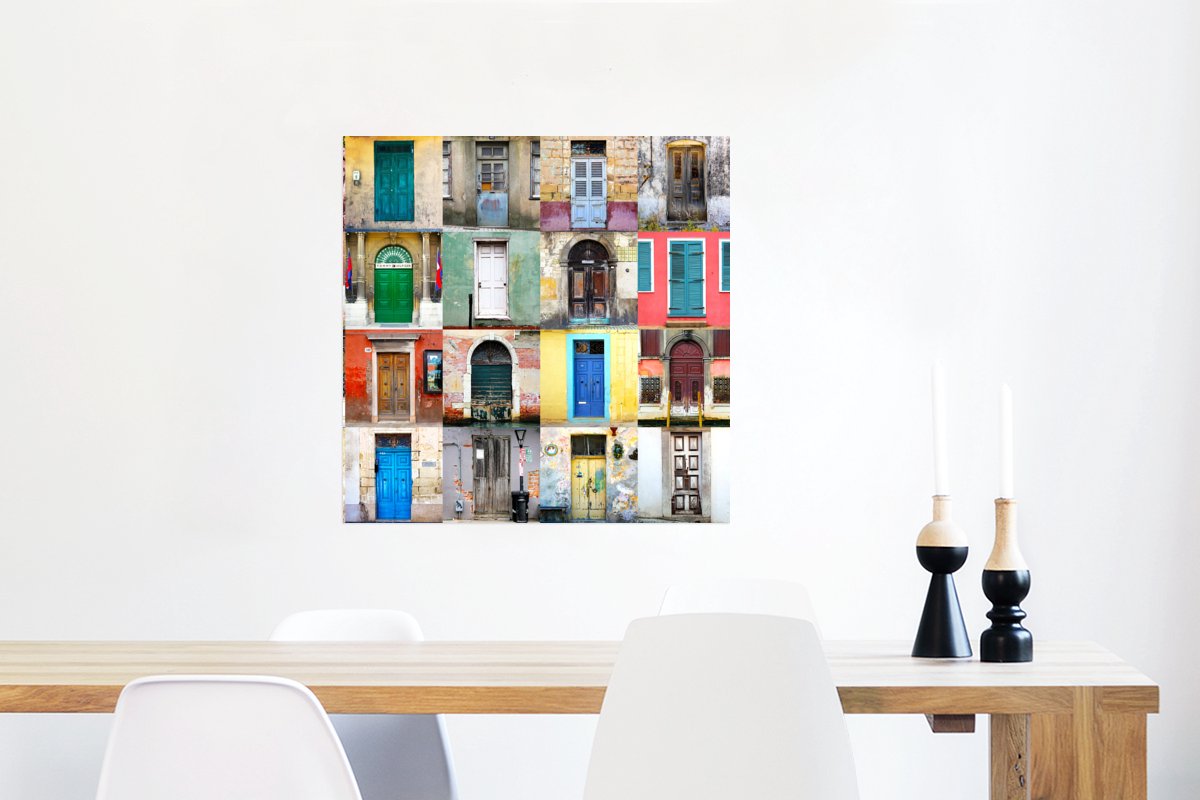 Deuren - Regenboog - Architectuur - Collage