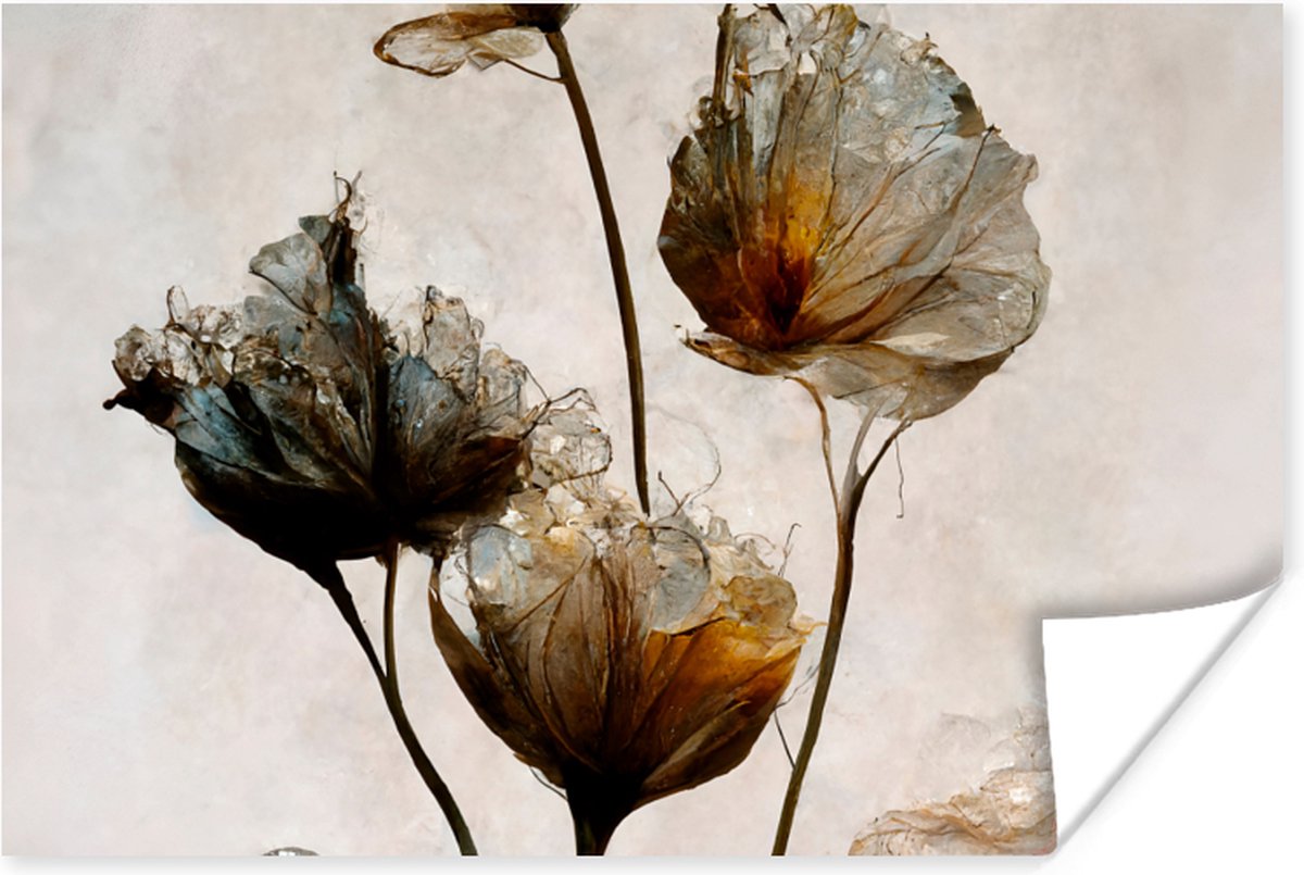 Vintage - Bloemen - Planten - Abstract