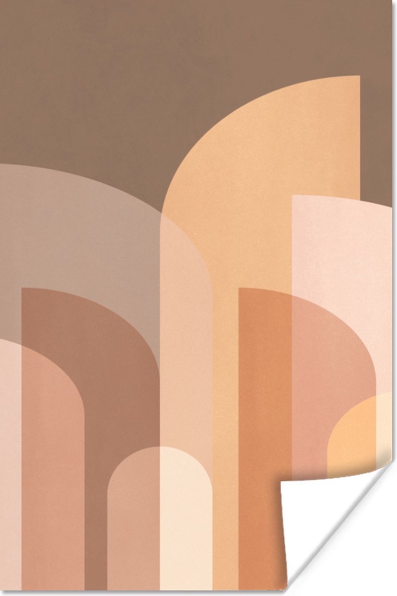 Poster Abstract - Pastel - Kunst - 60x90 cm