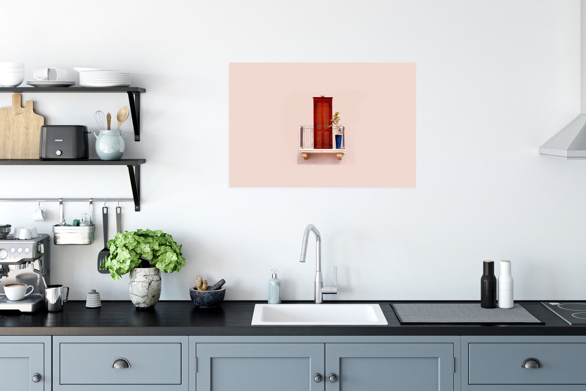 Deur - Rood - Pastel - Architectuur