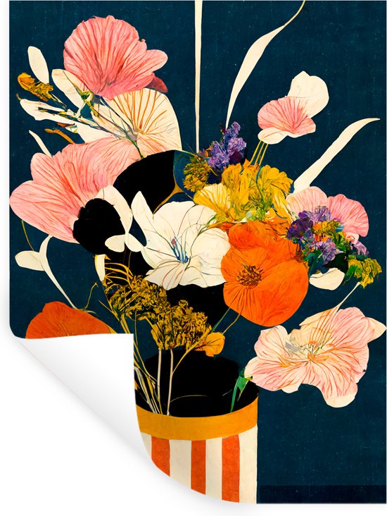 Muurstickers thema de wereld- Lotus bloem