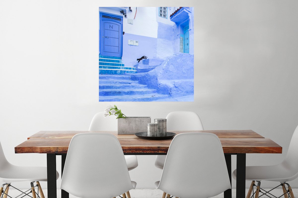 Straat - Blauw - Deuren - Architectuur