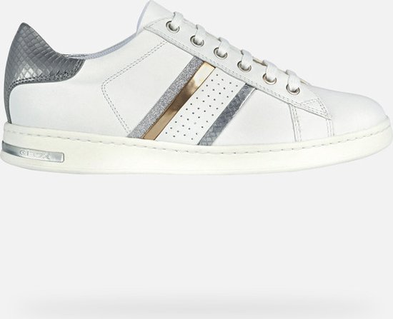 GEOX D JAYSEN vrouwen Sneakers - wit/silver - Maat 36
