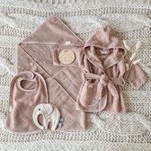 Gioia Giftbox essentials large pinkstone - Meisje - Babygeschenkset - Baby cadeau - Kraammand