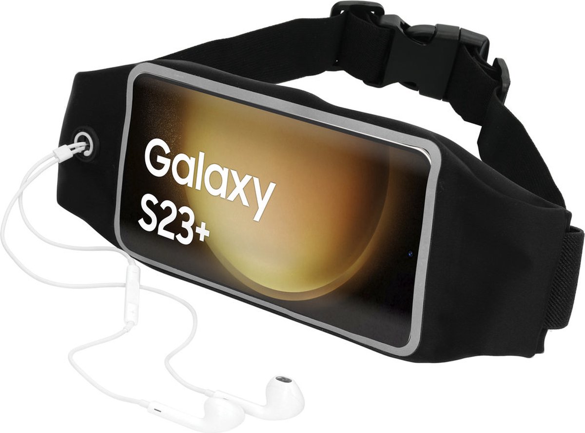 Mobiparts Comfort Fit Sport Belt geschikt voor Samsung Galaxy S23 Plus - Zwart