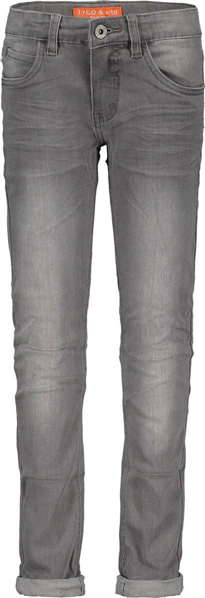 Tygo & Vito Broek jongen 806 light grey denim maat 104