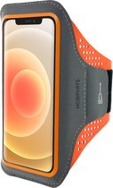 Hardloop Sportarmband geschikt voor Apple iPhone 12 Mini - Oranje - Mobiparts