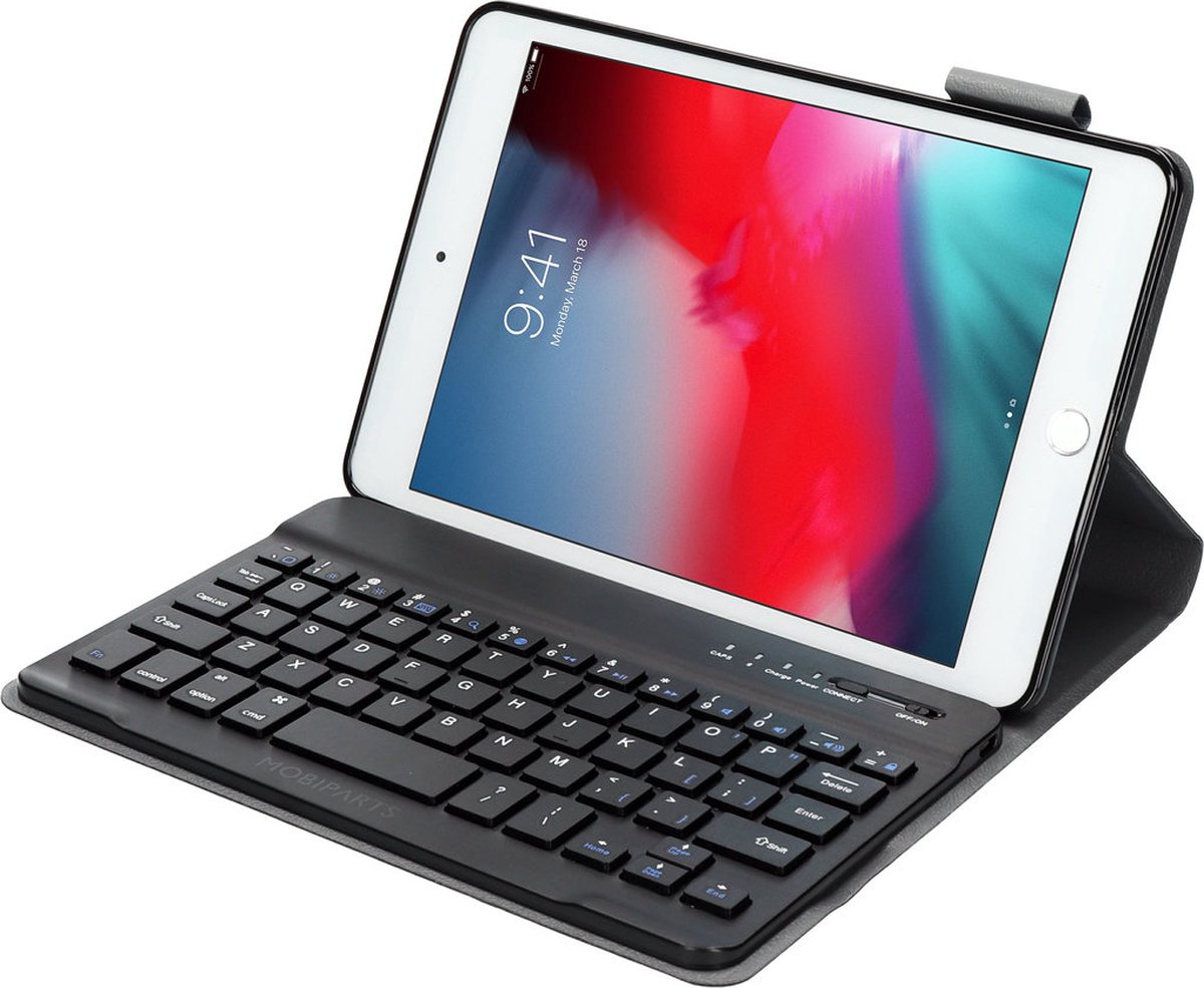 Mobiparts - Blauwtooth Keyboard Case Apple iPad Mini (2019) - Zwart