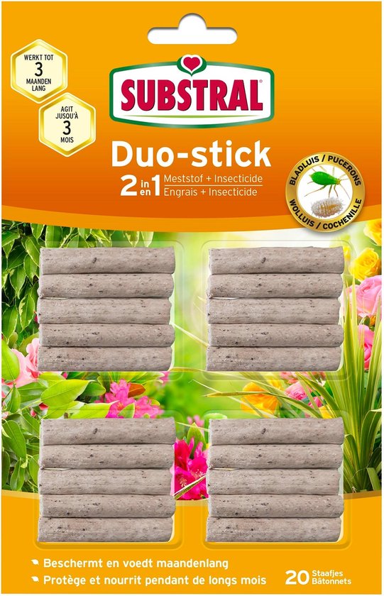 Engrais et insecticide Duo-stick 2 en 1 | bol