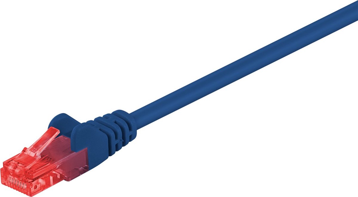 Wentronic CAT6 Netwerkkabel - RJ45 - Blauw - 2 m