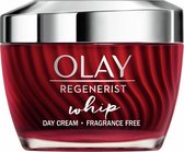 Olay Dagcreme Regenerist Whip Parfumvrij - 4 x 50 ml - Voordeelverpakking