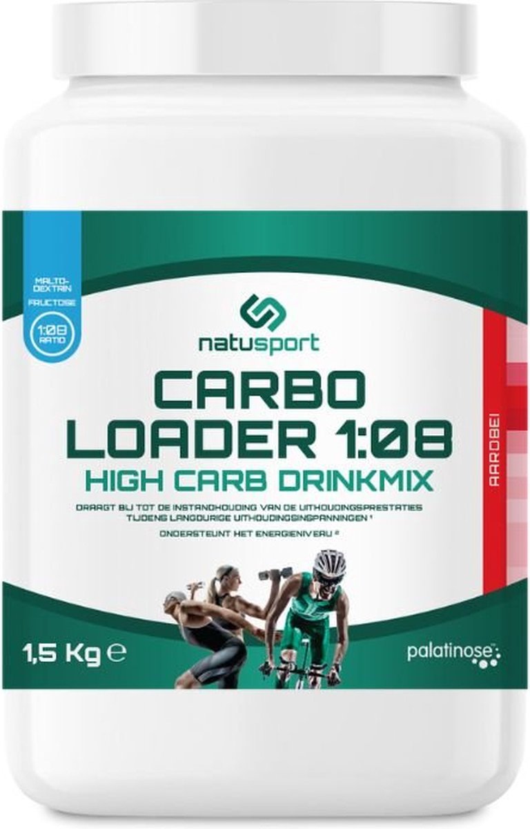 Goedkoopste Natusport Carboloader 1 08 pot 1,5 kg