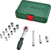 Jeu de clés à douilles Bosch - 14 pièces - Jeu de douilles de puissance 1/4 "