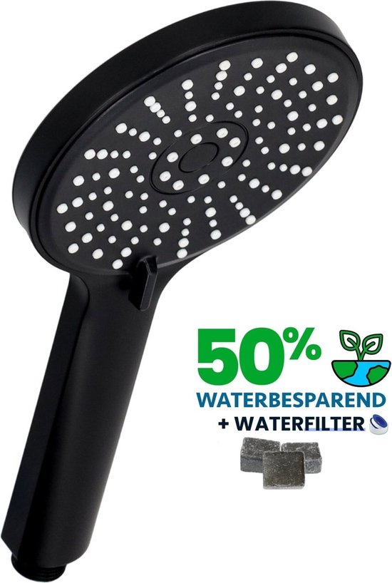 Waterbesparende Douchekop Regendouche 3 Sproeistanden Hoge Druk