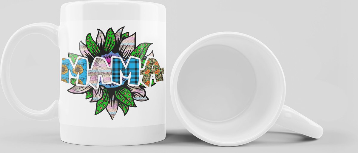 Mok mama bloemen -best mom forever - Beste moeder ter wereld - liefde - cute - moederdag
