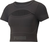 Puma Formknit Seamless Ba T-shirt Met Korte Mouwen Zwart S Vrouw