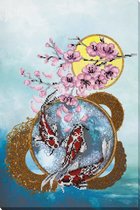 Borduurpakket met Kralen/Parels - ABRIS ART - Flower Carps - Bloemen Karpers - kralenborduren
