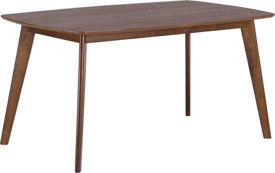IRIS - Eettafel - Donkere houtkleur - 90 x 150 cm - MDF