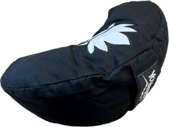 YogaStyles meditatiekussen - halve maan - zwart - lotus - Symbolic van YogaStyles — afbeelding 2