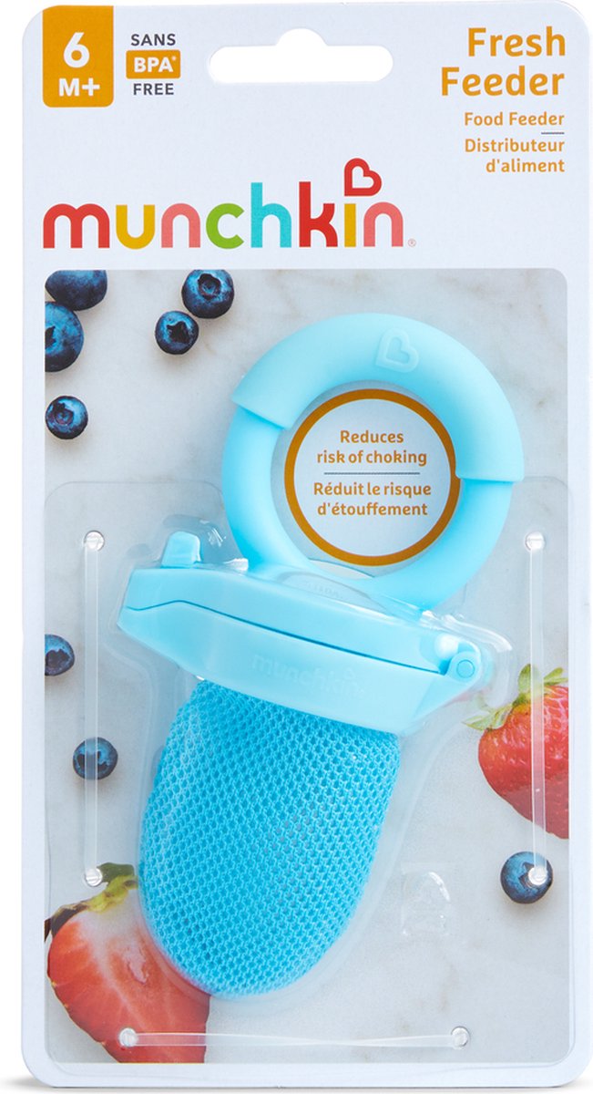 Munchkin Fresh Food Feeder Fruitspeen Sabbelzakje Vanaf 6