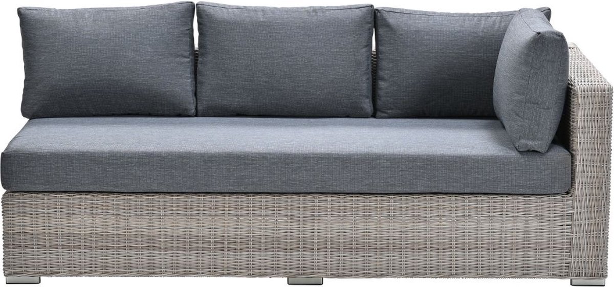 Garden Impressions Tennessee loungebank arm links vintage willow - texfiber
